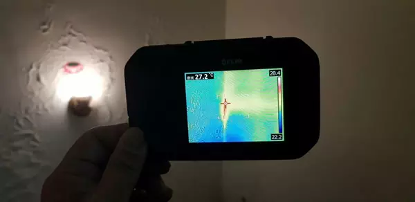 住宅牆壁漏水 熱像儀儀器抓漏-屏東抓漏