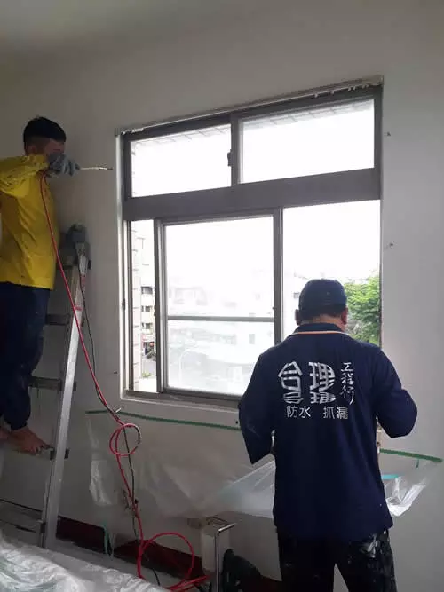 窗戶高壓灌注防水處理-屏東防水工程