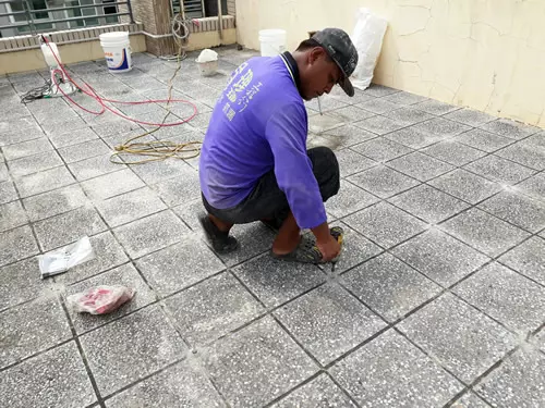 頂樓地板高壓灌注防水處理-屏東防水工程